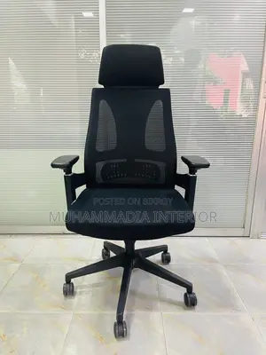 (BLACK- MID- 3903) BOSS CHAIR