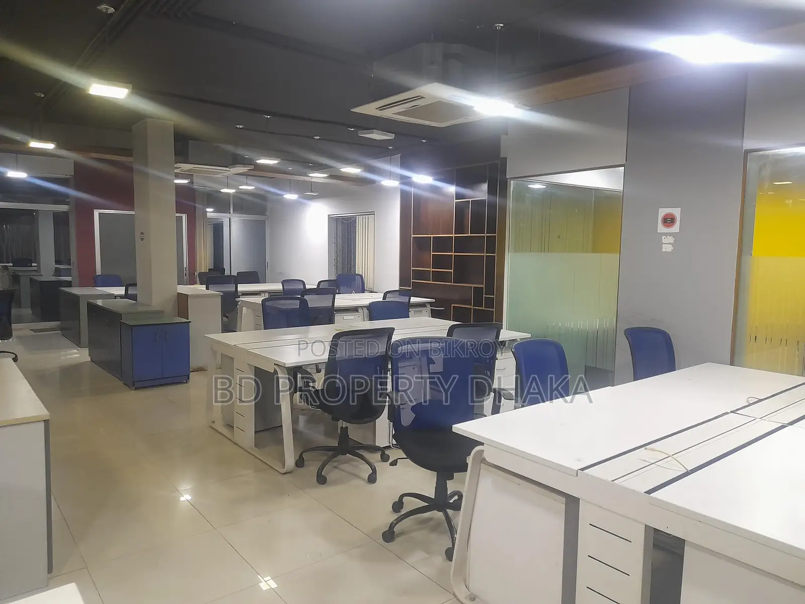 5500sqft Semi Furnished open Commercial property rent in Gulshan