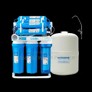 KAROFI RO-100SM ৭ স্টেজ 100-GPD (স্ট্যান্ড ও প্রেশার মিটার সহ)