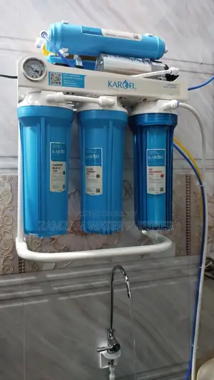 KAROFI RO-100SM 7 Stage 100-GPD (With Stand & Pressure Meter)