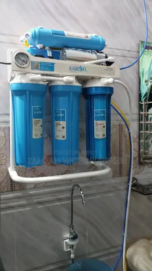 KAROFI RO-100SM 7 Stage 100-GPD (With Stand & Pressure Meter)