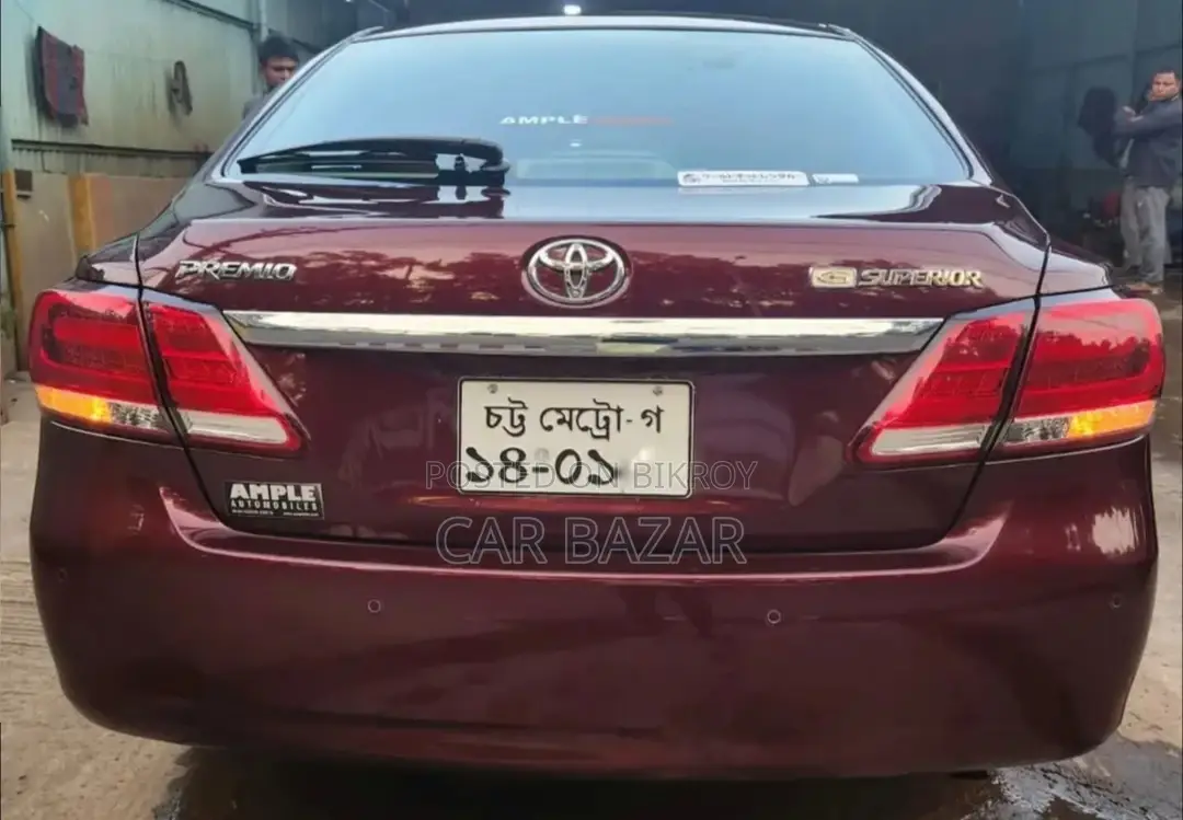 টয়োটা প্রিমিও এফএল জি সুপিরিয়র ২০১৭