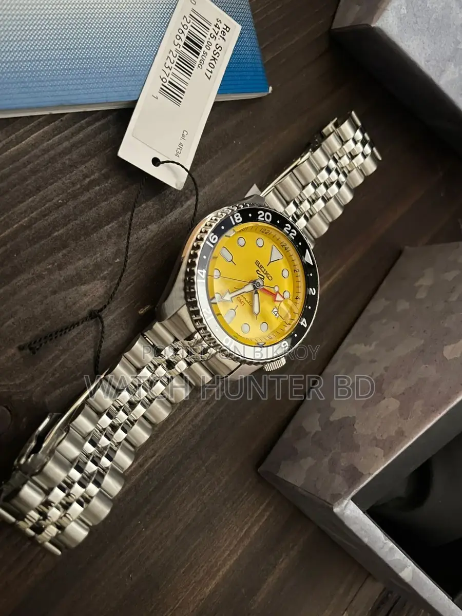 ব্র্যান্ড নিউ SEIKO 5 GMT স্পেশাল এডিশন মেকানিক্যাল ঘড়ি
