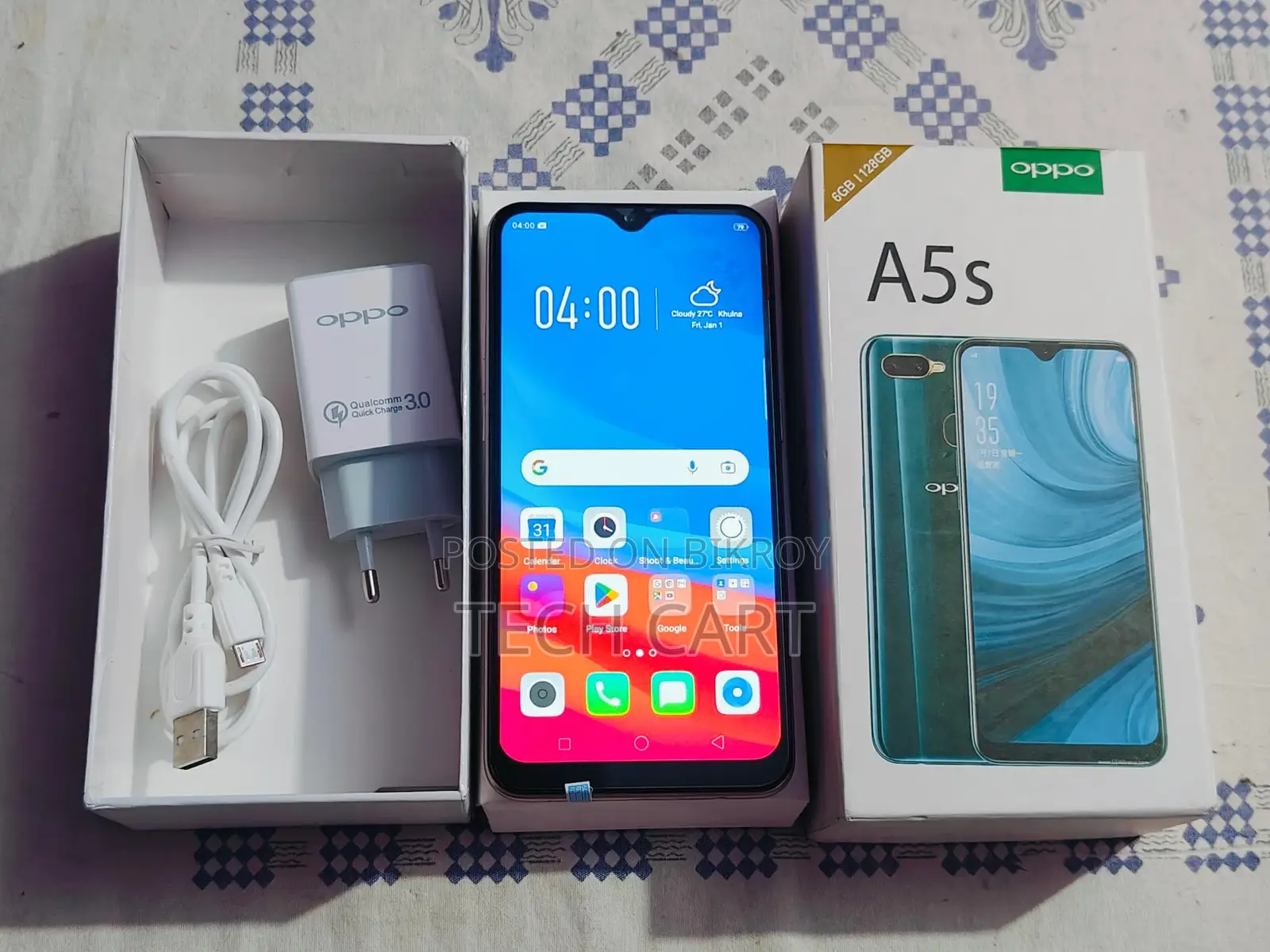OPPO A5s with Warranty (6/128) (Used)