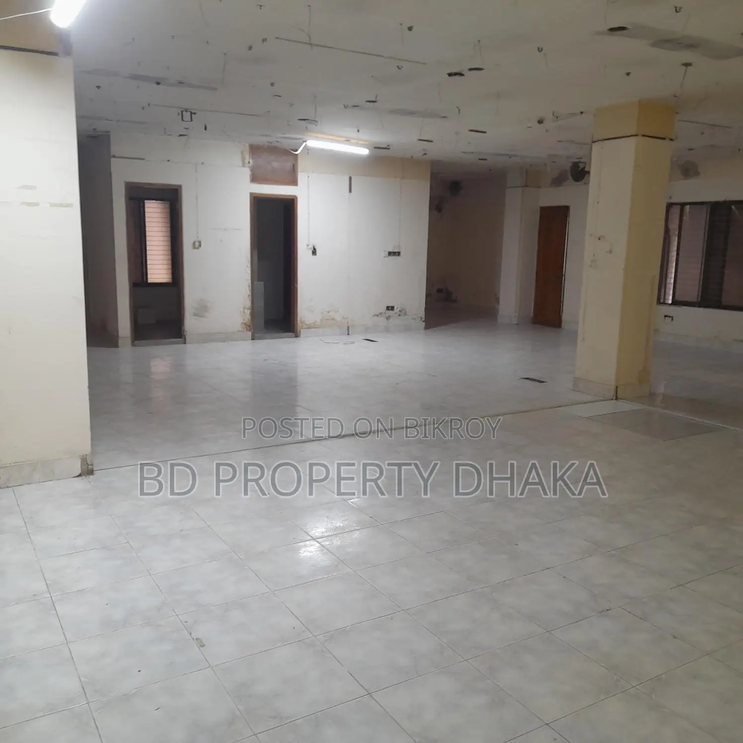 1500 Sqft Open Commercial Space for Rent in Gulshan Avenue