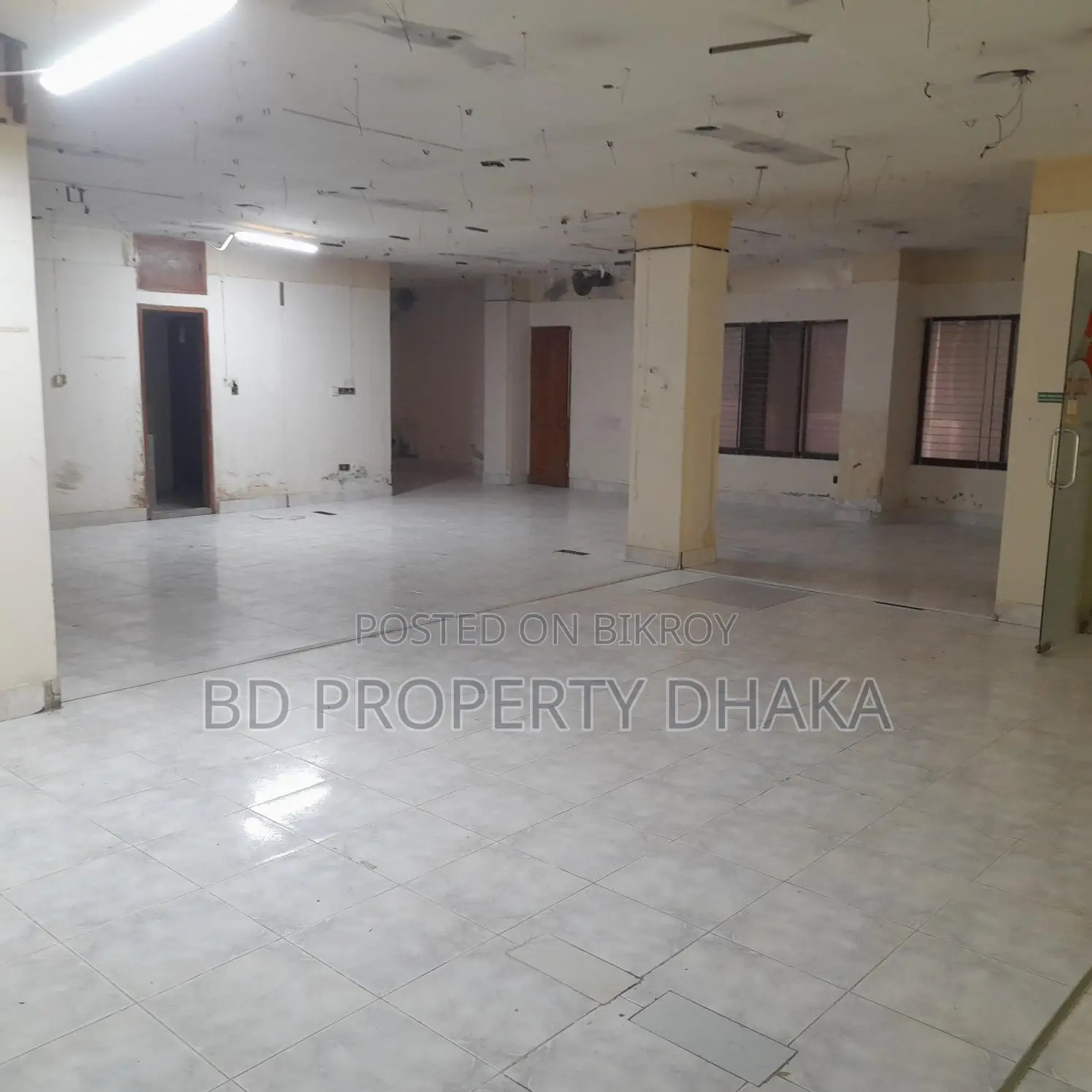 1500 Sqft Open Commercial Space for Rent in Gulshan Avenue
