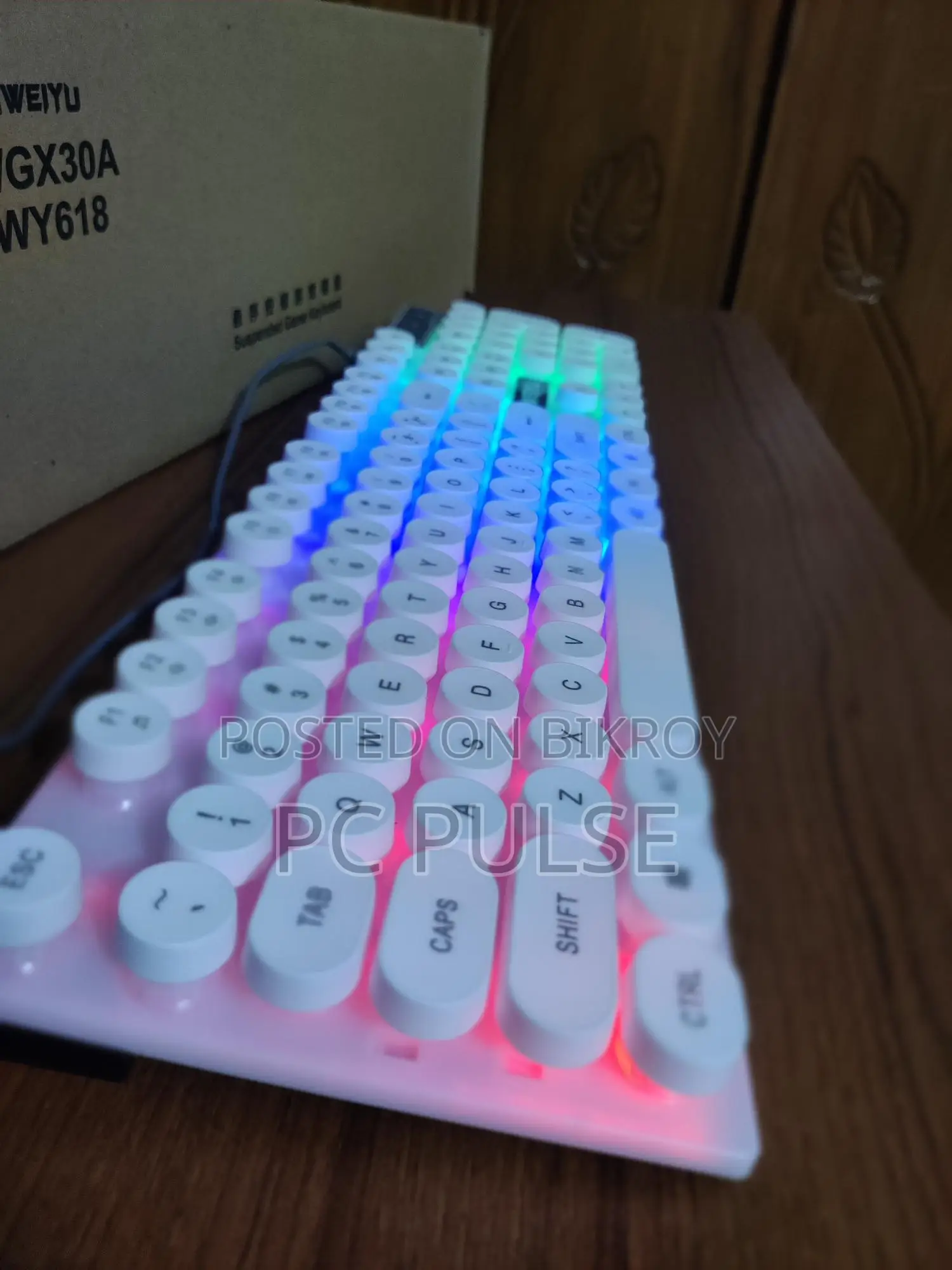 Rgb Semi mechanical Keyboard with 1 year warranty
