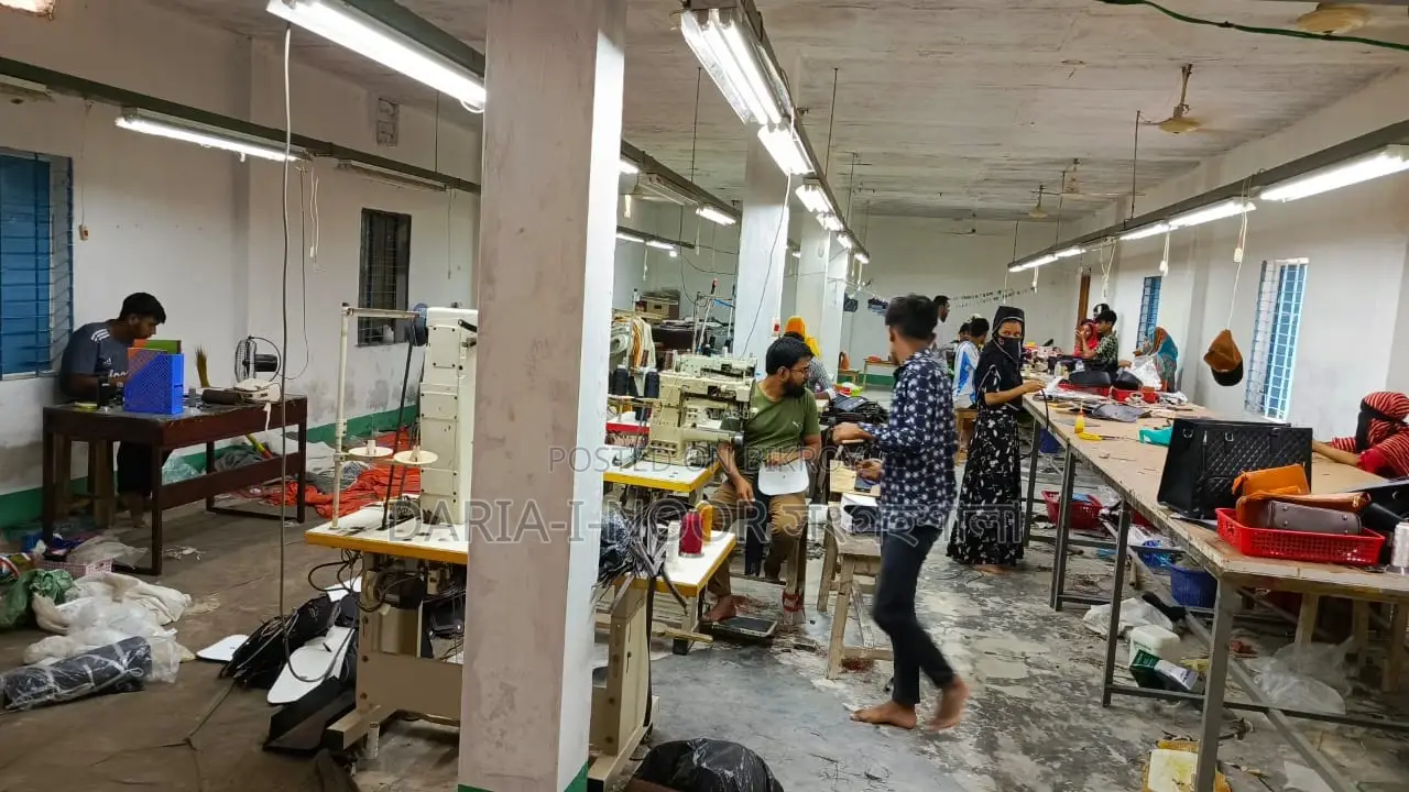 Bag Factory with land and building for sale on 3 katha land in Savar