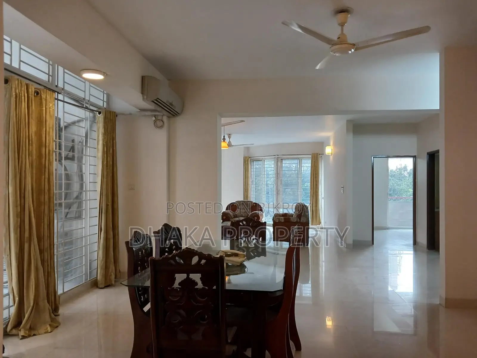 বারিধারা ডিপ্লোম্যাটিক জোনে ৩৭০০ বর্গফুটের ৪ বেডরুমের চমৎকার ফার্নিশড অ্যাপার্টমেন্ট ভাড়া হবে
