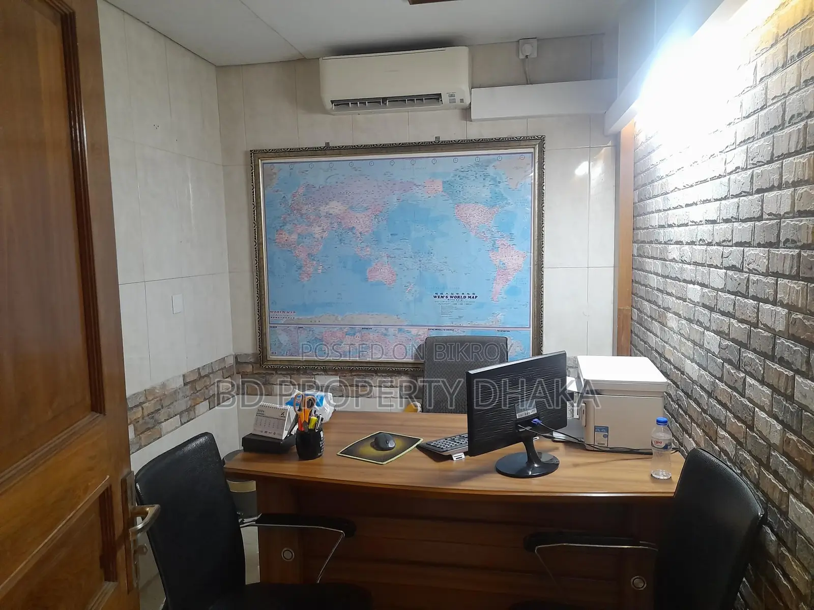 2450 Sqft Semi Furnished Nice Office Space Rent in Banani