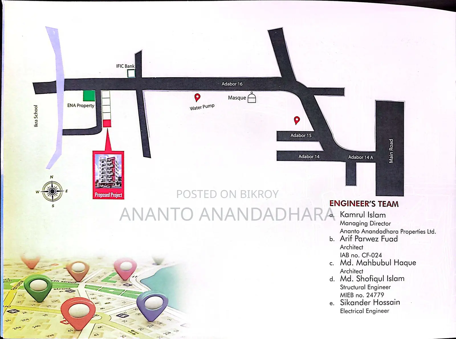 850 Sqft Ongoing Flat for sale at Adabor, Mohammadpur