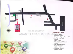 850 Sqft Ongoing Flat for sale at Adabor,Mohammadpur