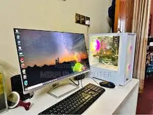 কম্পিউটার Core I7.3gen 22 Led.ram16gb.hd 500gbসাদা মনিটরBorderless