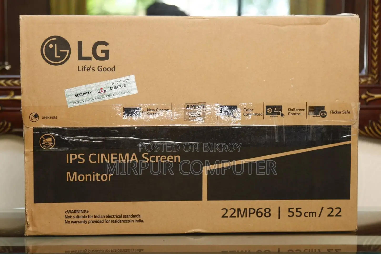 Monitor LG 22 inch MK600M-B LED.Full Fresh+Box