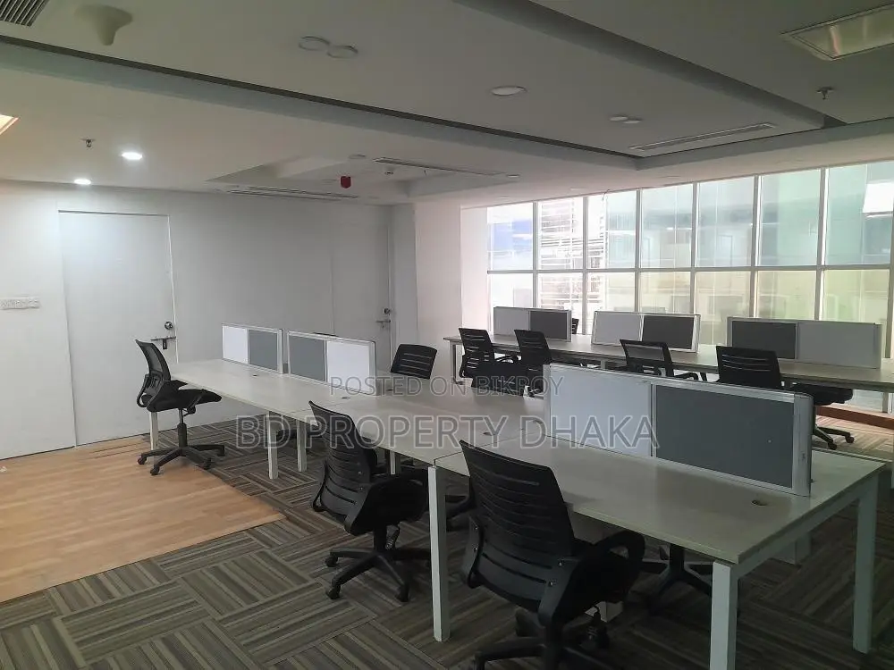 5800 Sqft Open Semi Furnished Commercial Space Rent in Gulshan Avenue