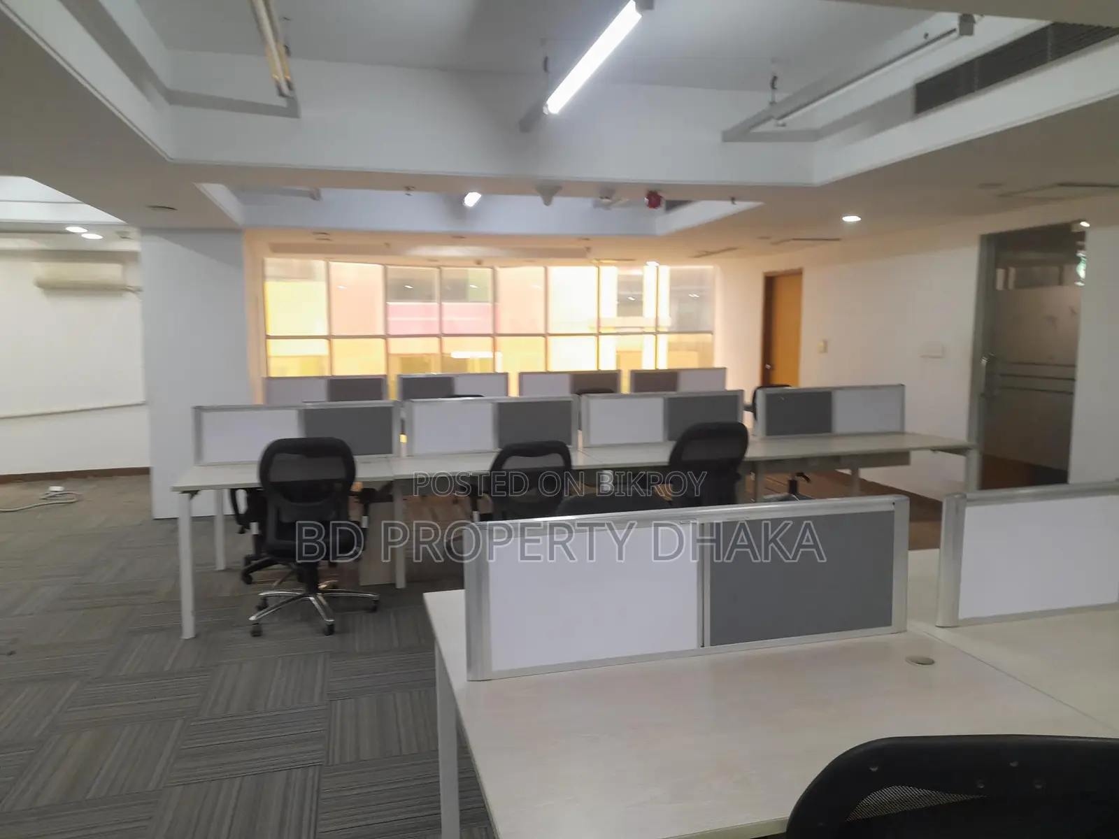 5800 Sqft Open Semi Furnished Commercial Space Rent in Gulshan Avenue