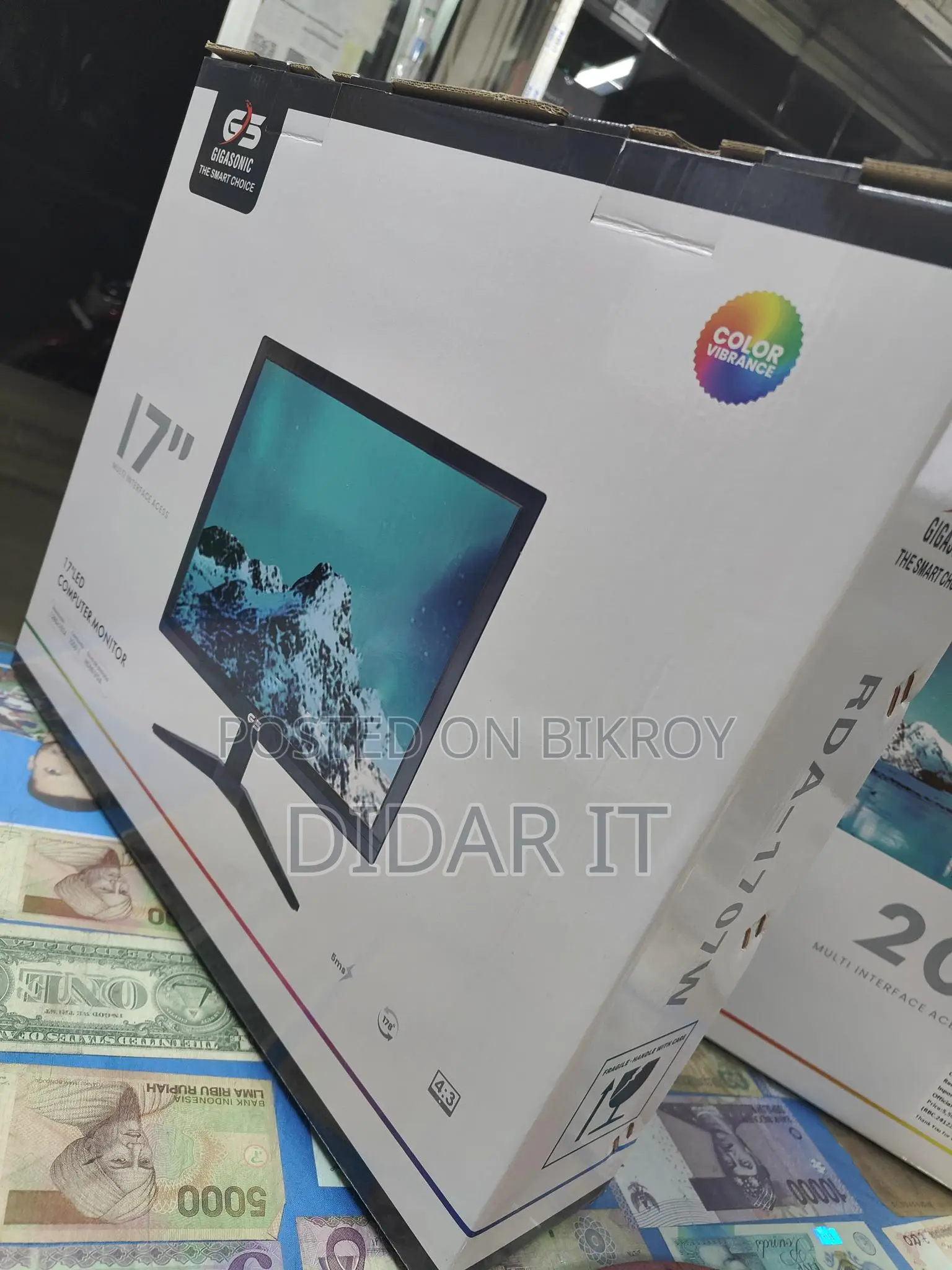 Gigasonic 17" Monitor with Warranty