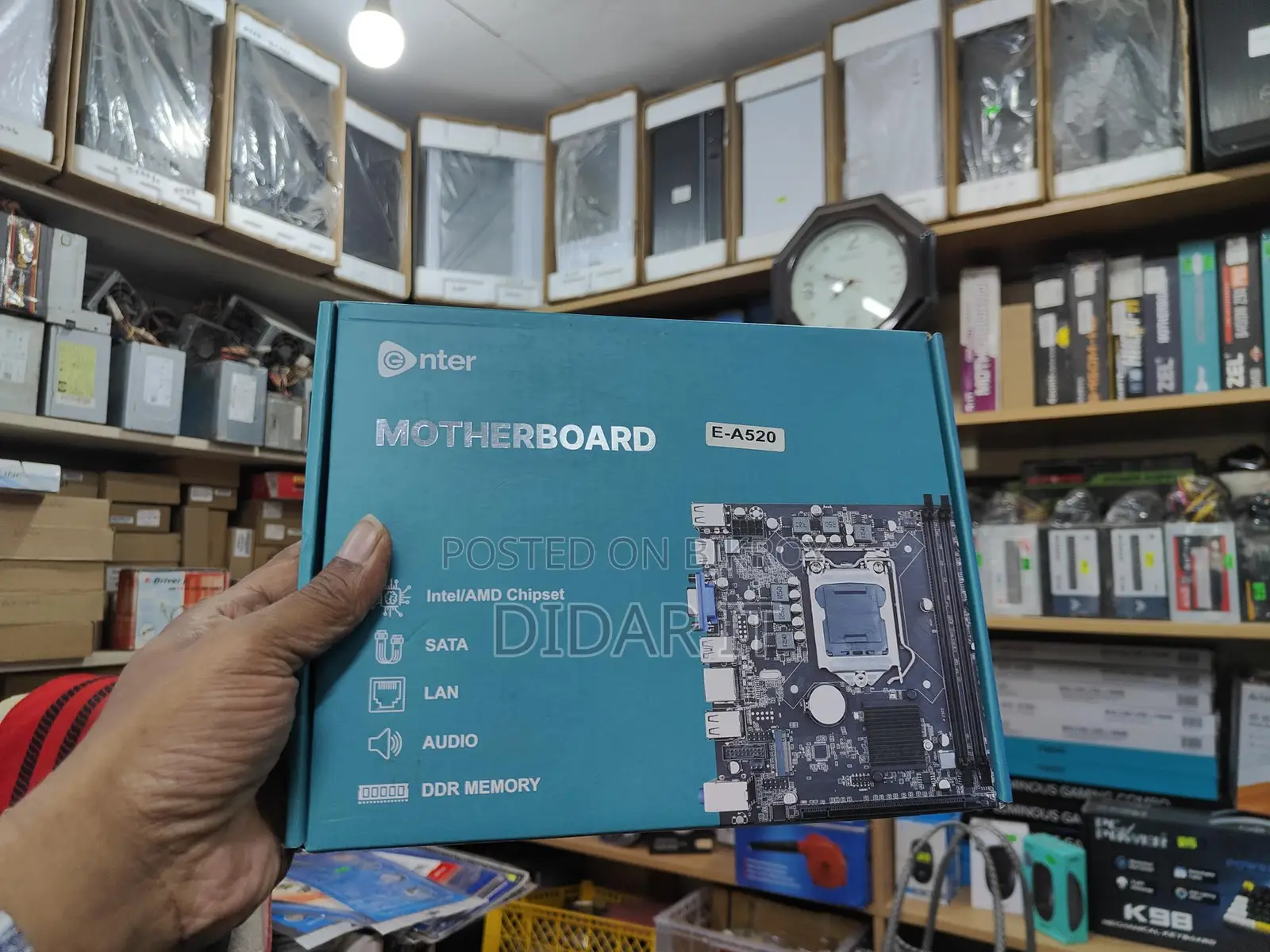 Enter E-A520 Motherboard New & Intact With 3-Year Warranty