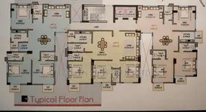 1400 sqft ready flat at 6750 taka per sqft in Shyamoli Bhuiya Goli