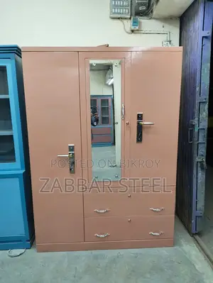Three Door Steel Almirah — Almari New Model