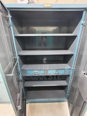 Two Door Navana Steel Almirah — Almari Navana Design