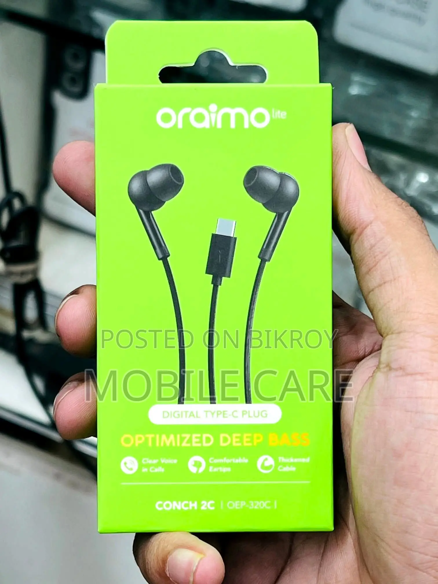 Oraimo Type-C Wired Earphone