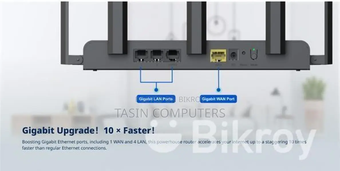 Ruijie RG-EW1300G 1300M Dual-band Gigabit Wireless Router.