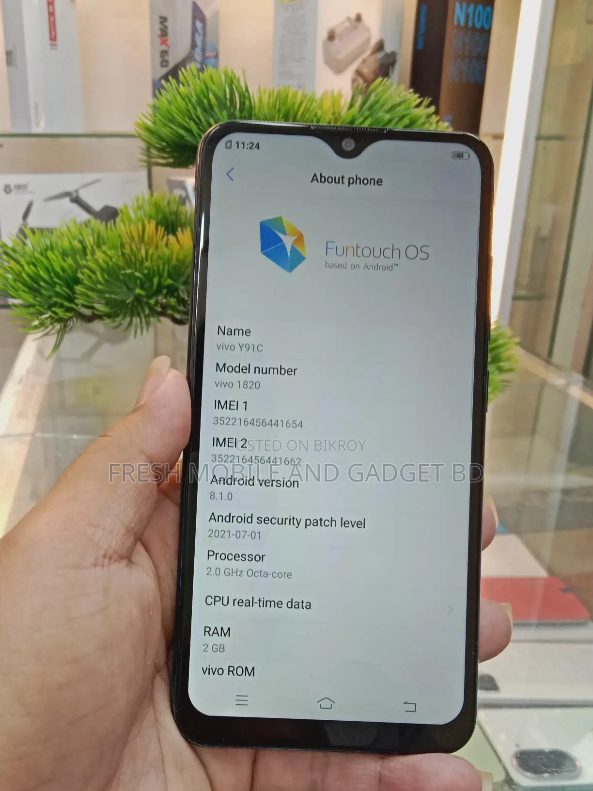 Vivo Y91c 2GB / 32GB (Used)