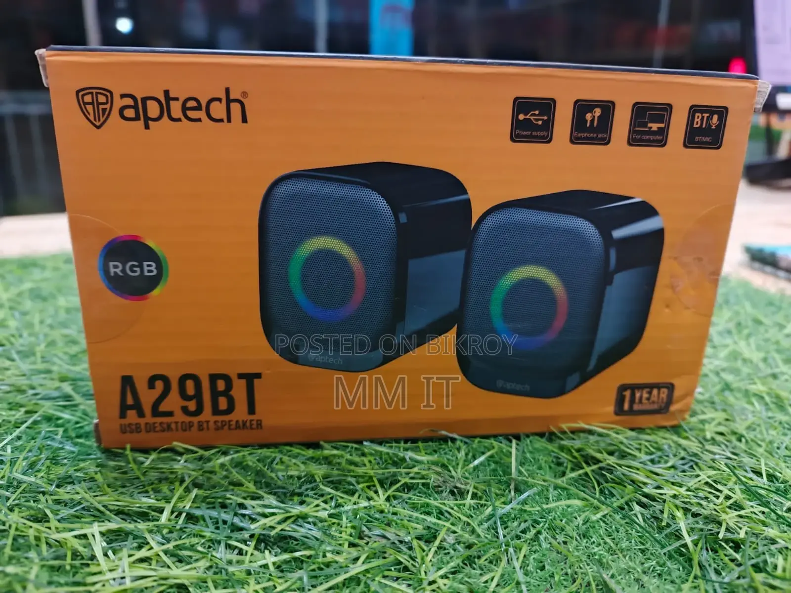 Aptech RGB A29BT USB Bluetooth SPEAKER