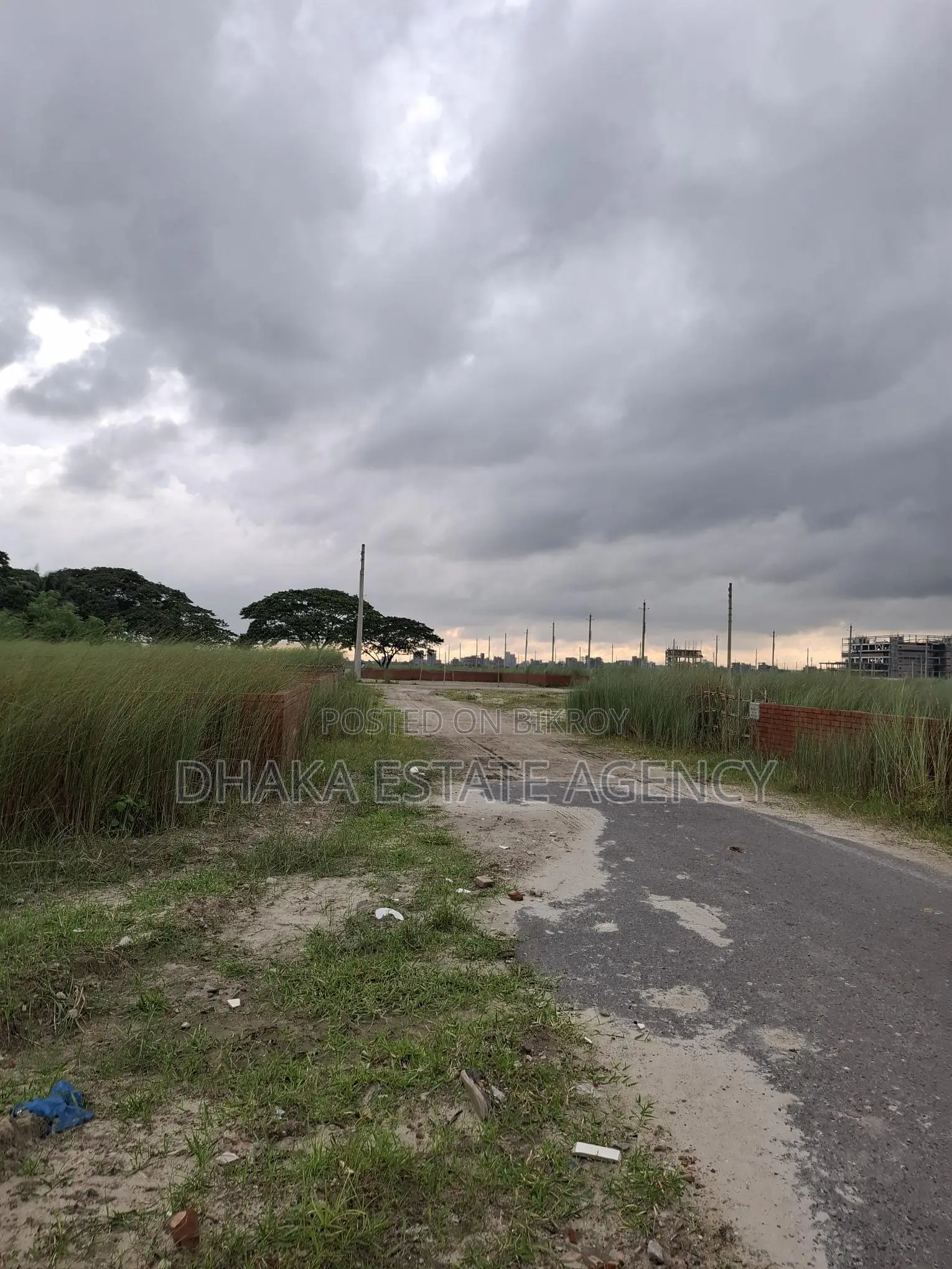 Bashundhara Block=P, 60 Feet Road 5 Katha Plot Sale