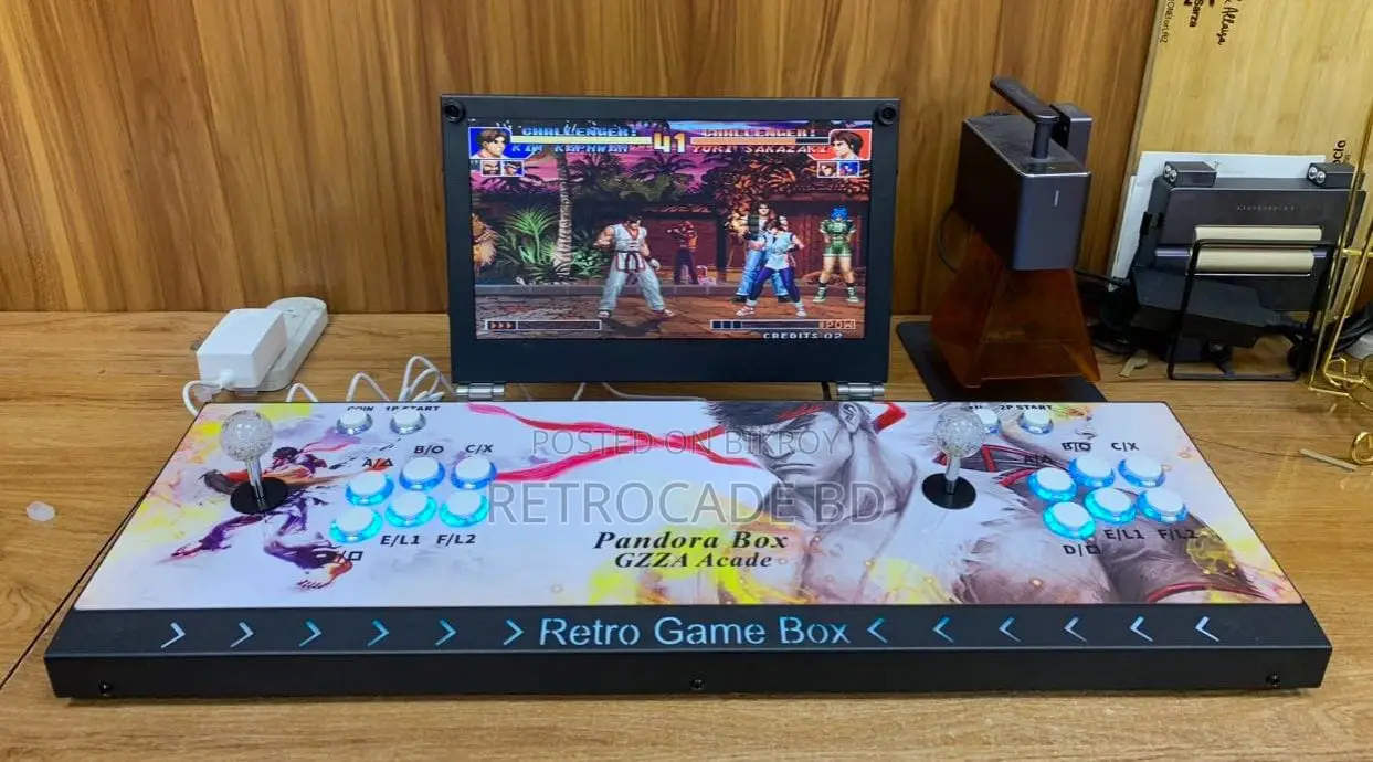 Brand new retro console Pandora box arcade game with 14 inch screen