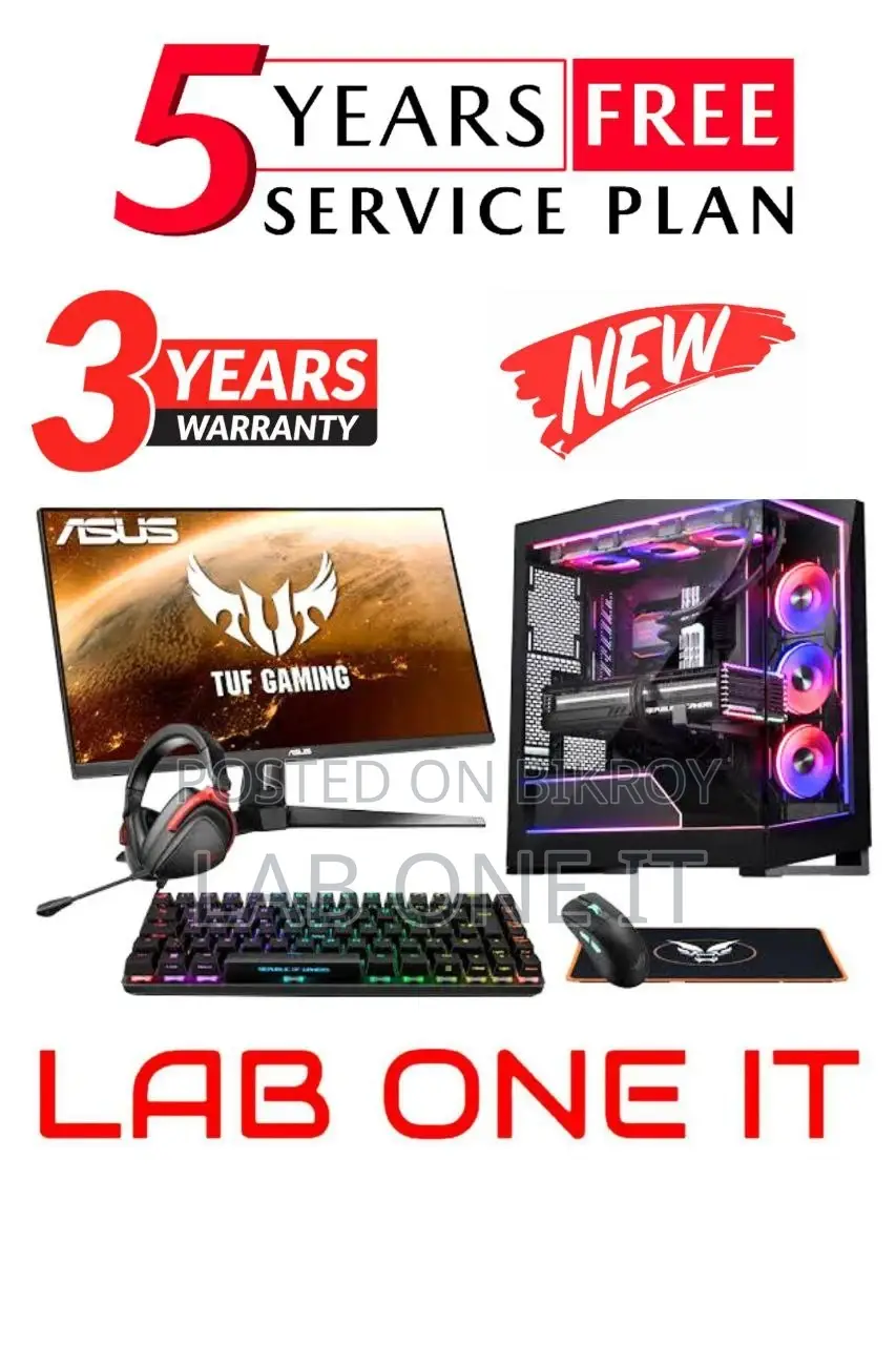 💥AMD GAMING FULL PC💥MSI A520M💥RAM 8GB💥RYZEN 5600G💥19" LED💥100% NEW💥