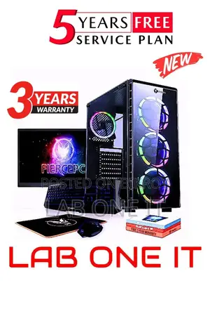 New Gaming PC AMD Ryzen 3400G MSI A520M RAM 8GB 19" LED