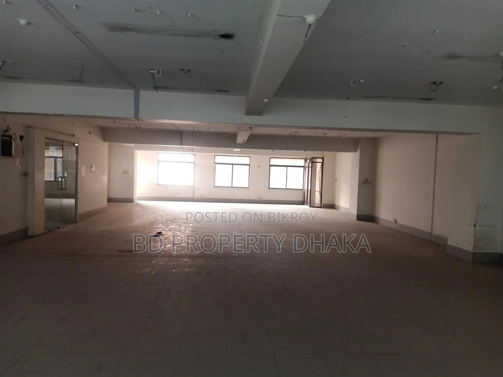 4500 Sqft Open Commercial Space Rent in Mohakali