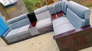 L-Shape Big Corner Box Sofa Set