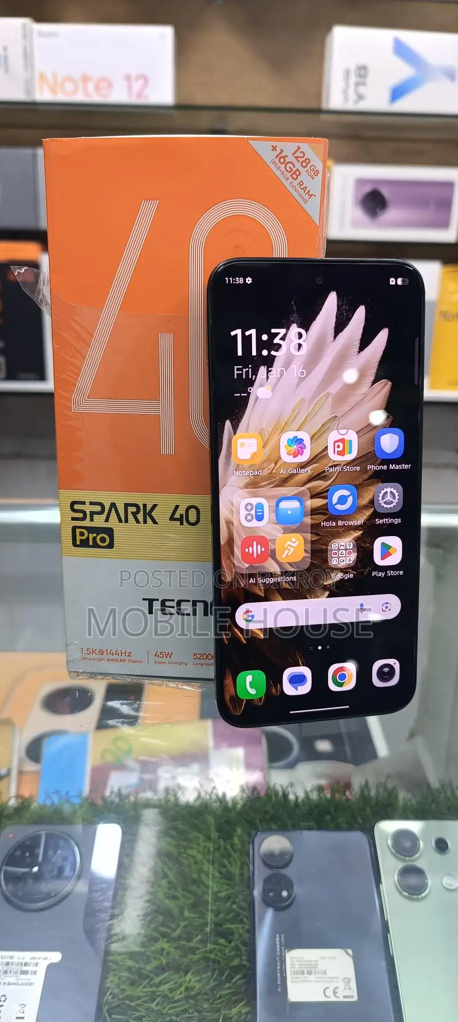 Tecno spark 40 pro full (Used)