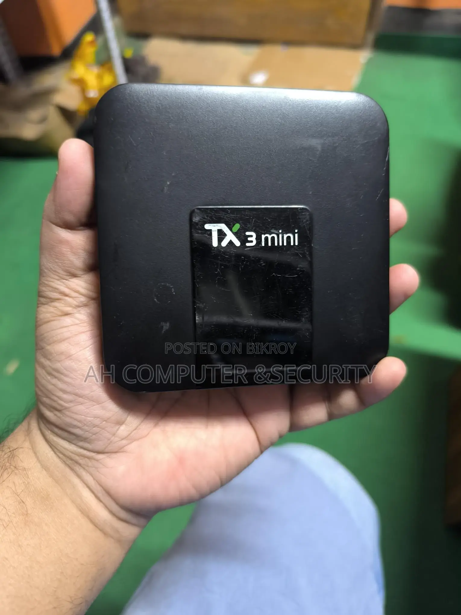 TX3mini Smart ANDROID BOX WITH REMOTE AND ADAPTER