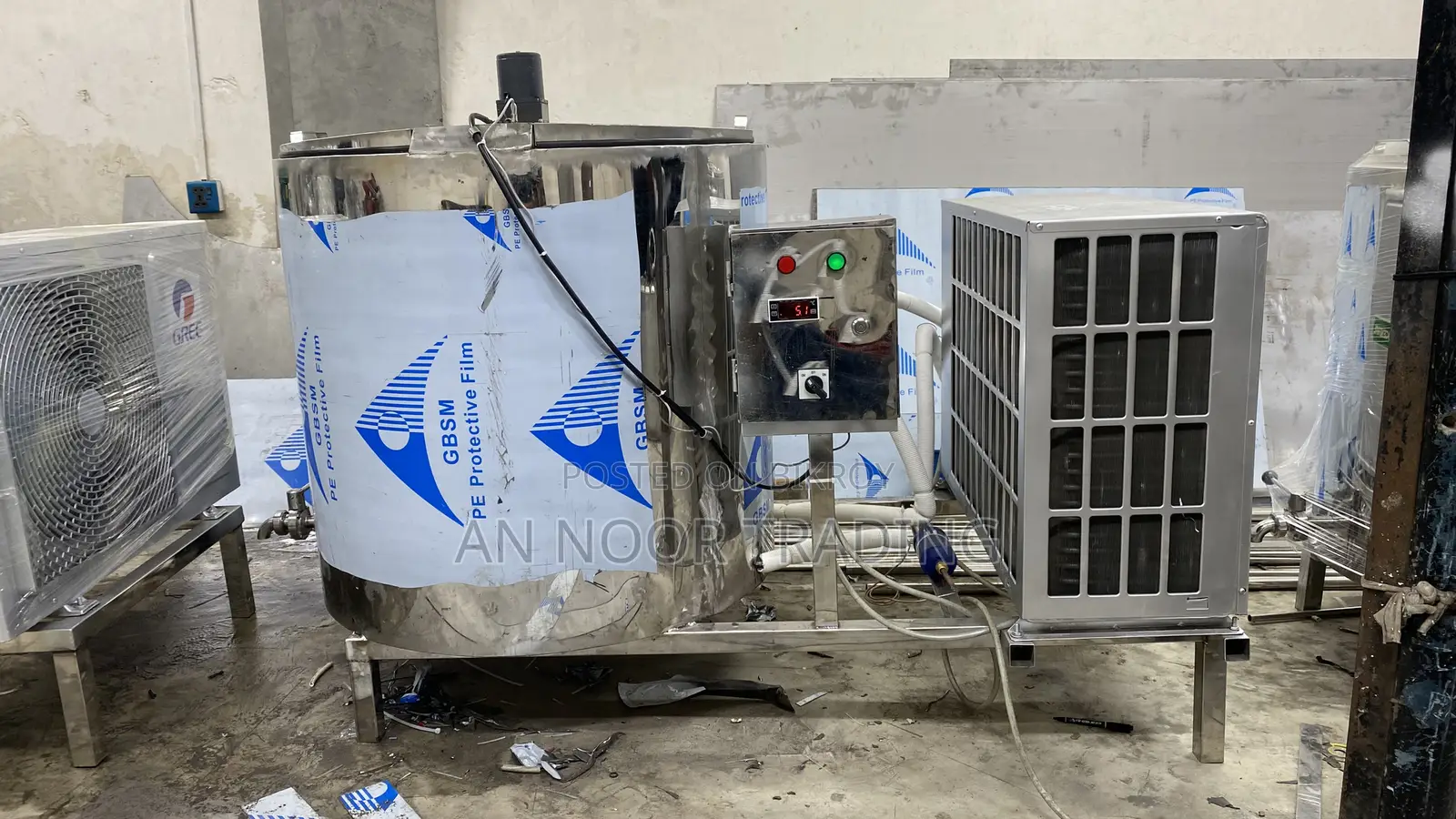 Milk Chiller or Cooler Machine