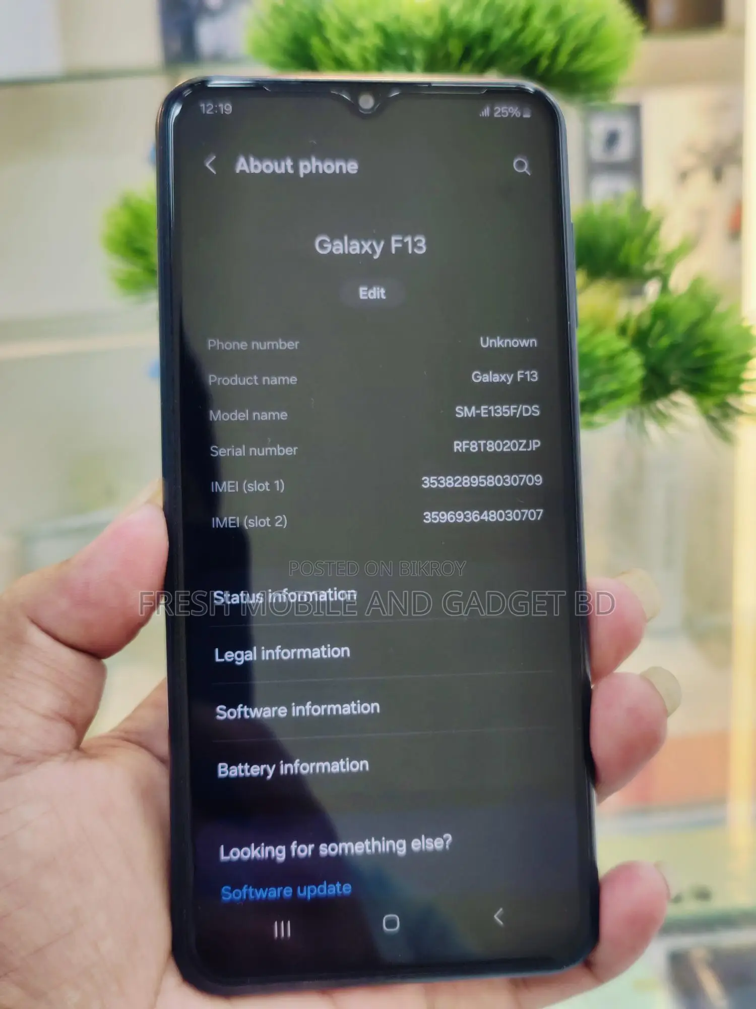 Samsung Galaxy F13 8/128gb (Used)