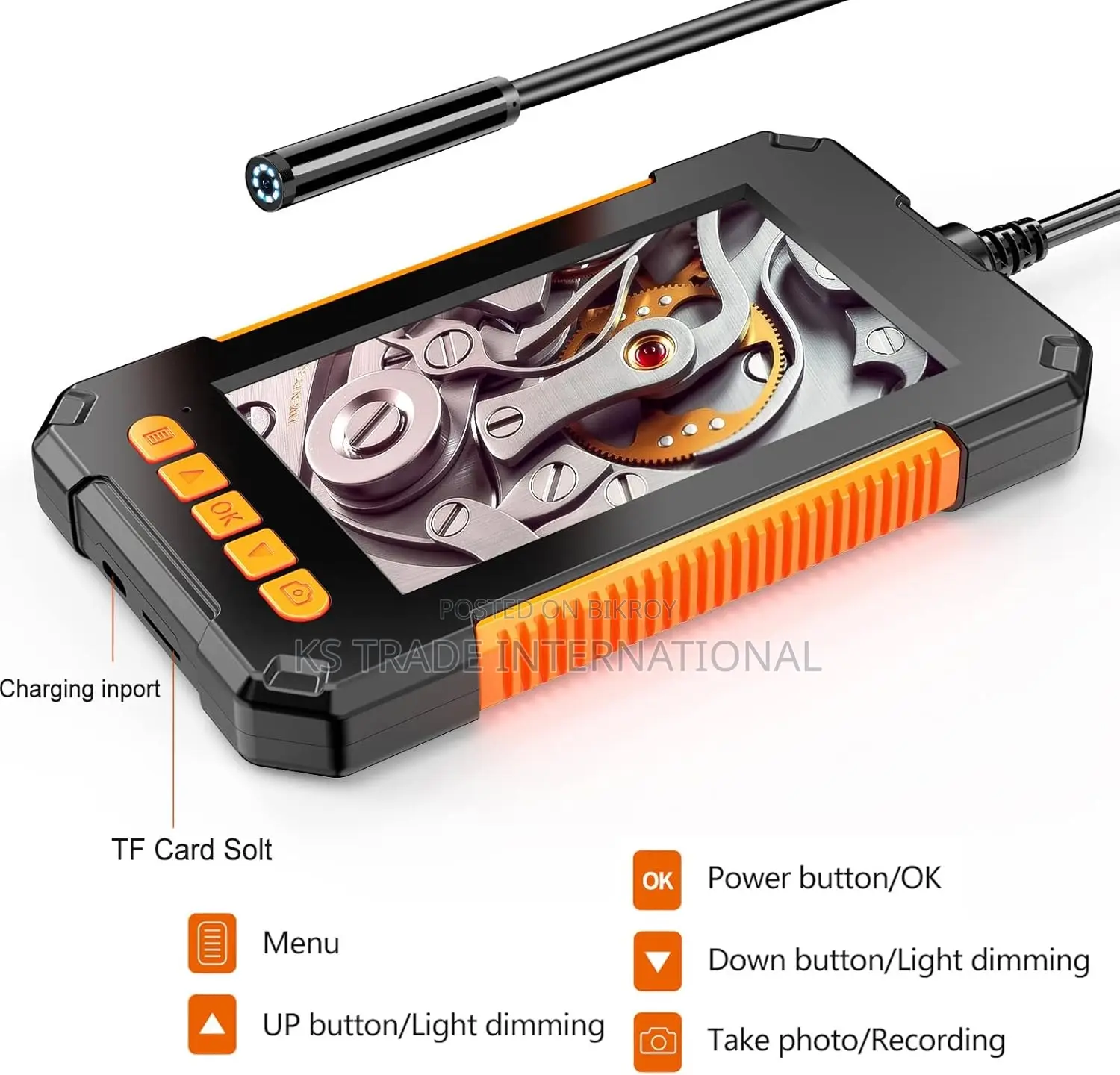 Endoscope Camera with Light