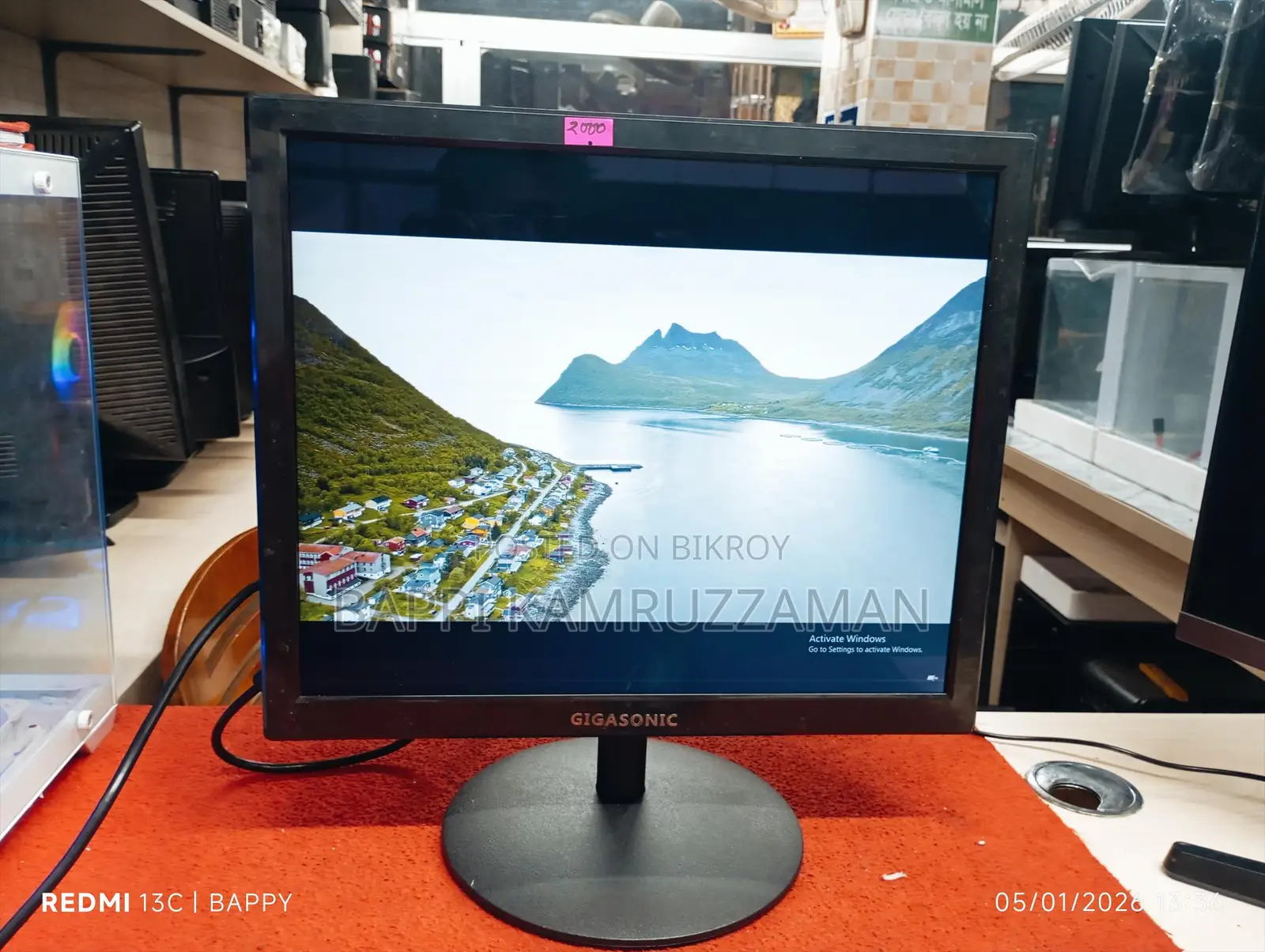 Affordable Quality Chinese Monitor with Marks.