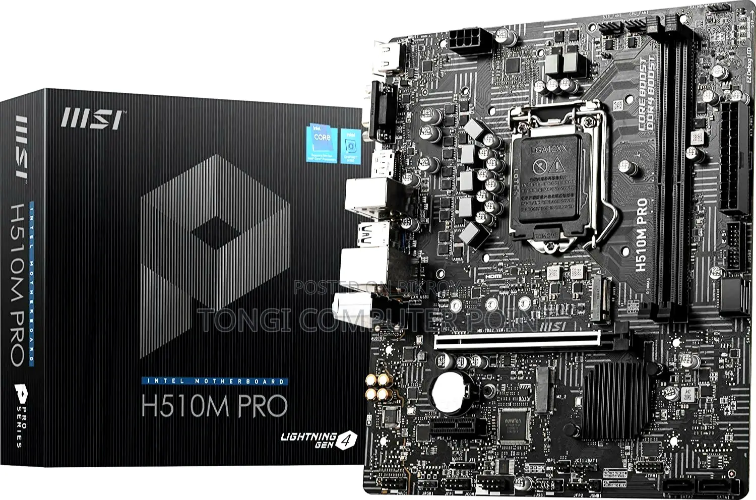 Msi h510m pro plus with 1-year warranty