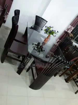 Peacock Design Dining Set (6 Chairs)
