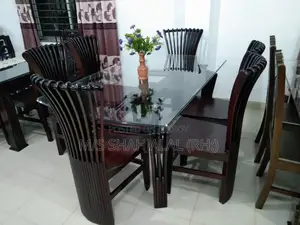 Peacock Design Dining Set (6 Chairs)