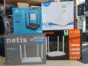 TENDA, TP-LINK, CUDY, NETIS - AC1200 DUAL BAND WIFI ROUTER (1Year WTY))