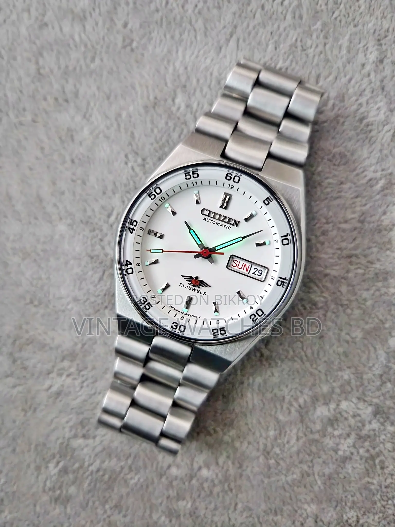 CITIZEN Automatic Vintage Railway Series JAPAN