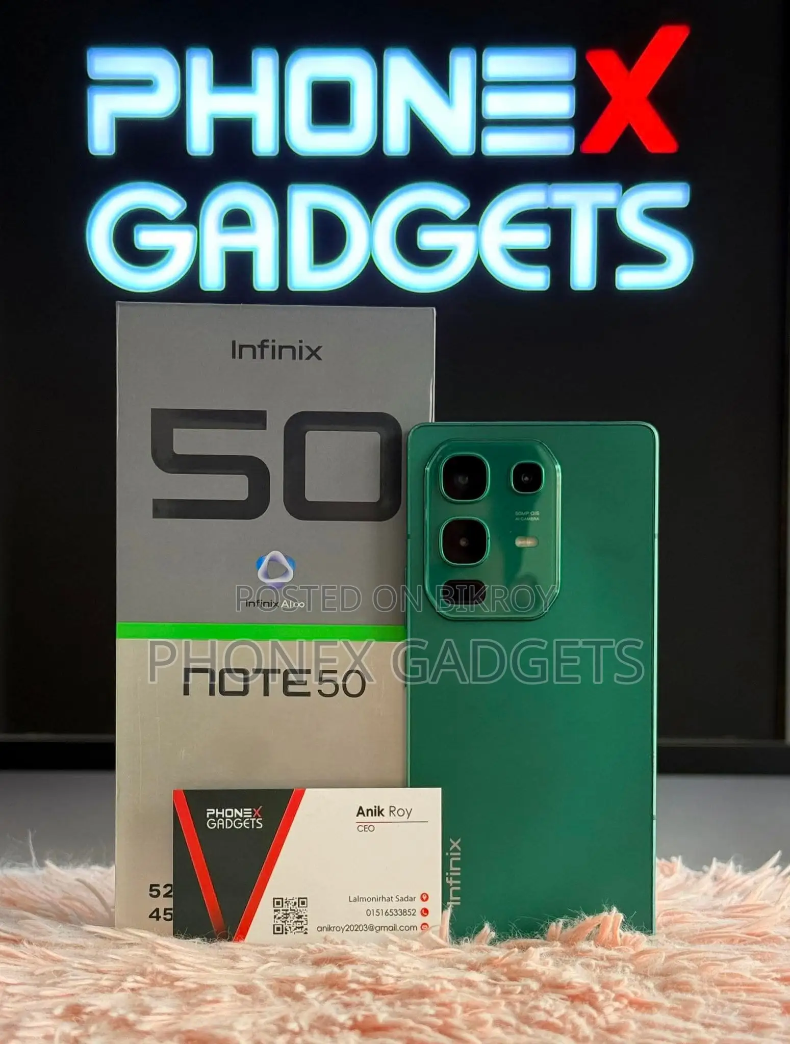Infinix note 50 (Used)