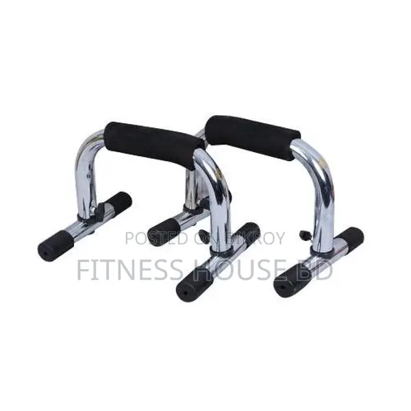 Exercise High Push Up Stand - Black