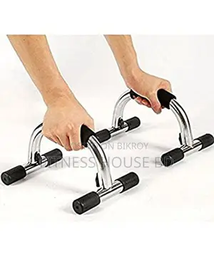Exercise High Push Up Stand - Black