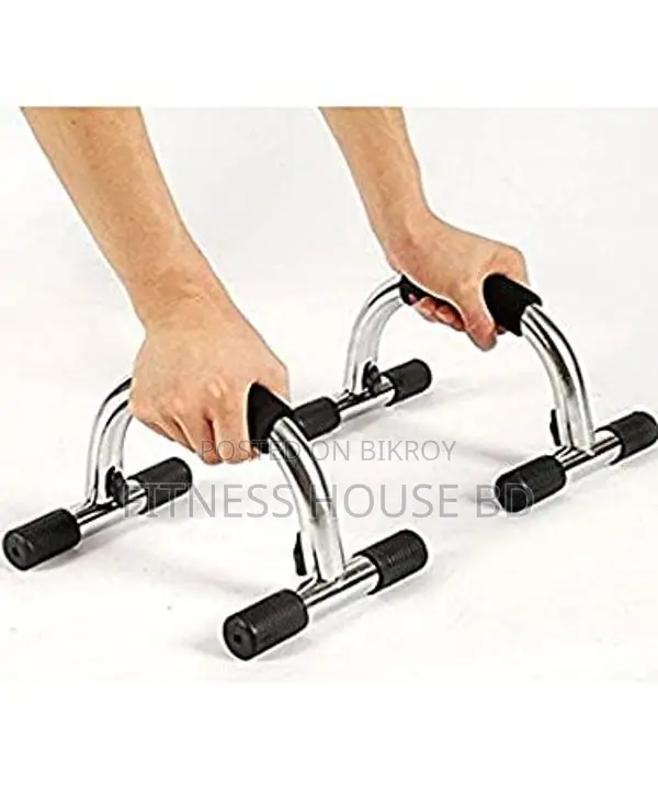 Exercise High Push Up Stand - Black